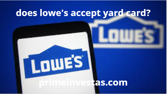 does lowe's accept yard card?