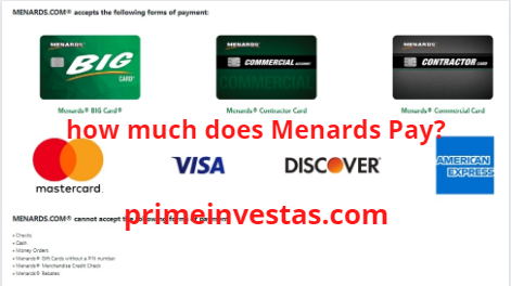 How much does Menards pay
