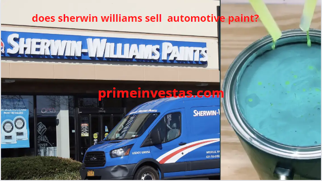 does sherwin williams sell automotive paint?