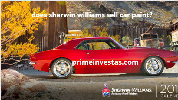 does sherwin williams sell car paint?