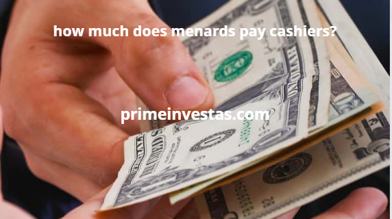 how much does menards pay cashiers?