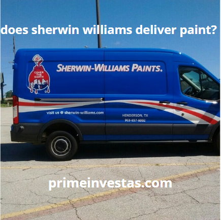 does sherwin williams deliver paint?