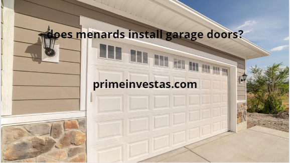 does menards install garage doors?