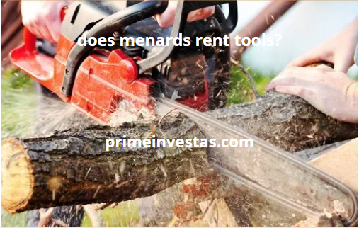 does menards rent tools?