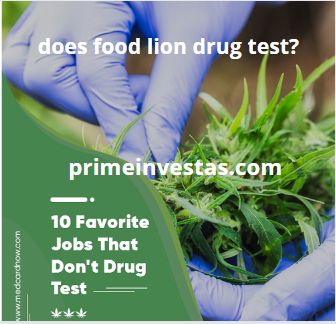 does food lion drug test?