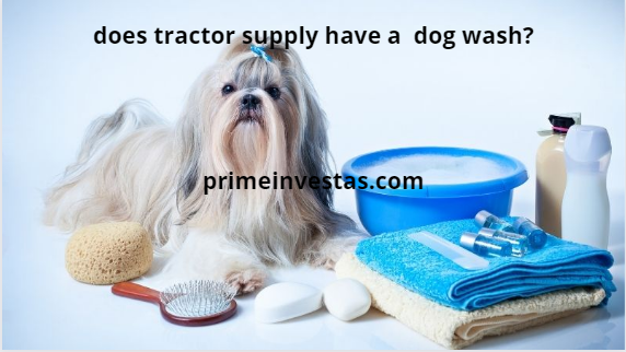 does tractor supply have a dog wash?