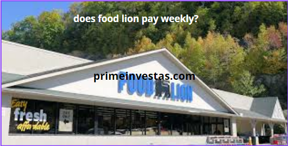 does food lion pay weekly?