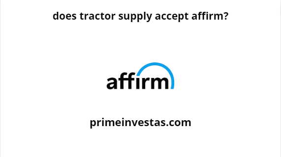 does tractor supply accept affirm?