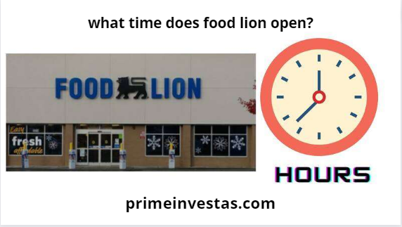 what time does food lion open?