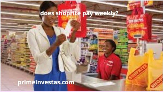 does shoprite pay weekly?