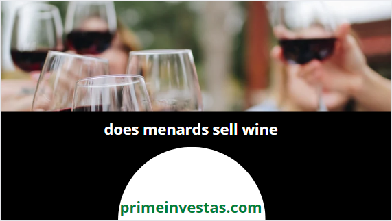 does menards sell wine